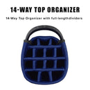 Hot-Z Golf: USA Flag Stand Bag - Red/White/Blue