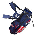Hot-Z Golf: USA Flag Stand Bag - Red/White/Blue