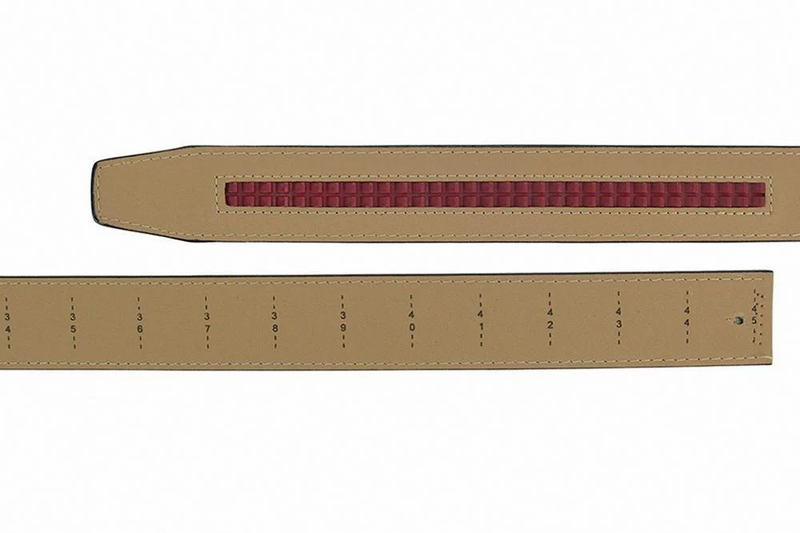Nexbelt: Men's Heritage Ratchet Golf Belt - USA Flag Black 1.38" [35mm]