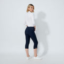 Daily Sports: Women's Lyric Capris V2 - Dark Navy