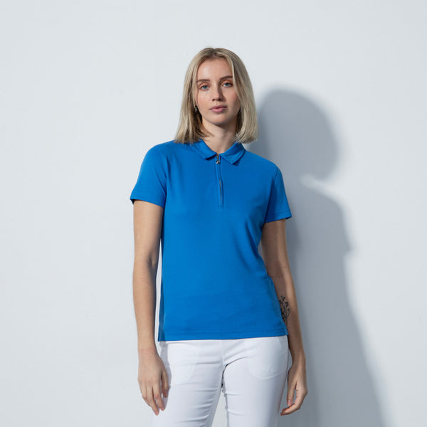 Daily Sports: Women's Peoria Short Sleeve Polo - Cosmic Blue