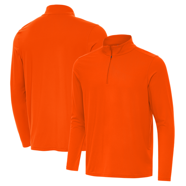 Antigua: Men's Essentials Intent 1/4 Zip Pullover - Mango 105640