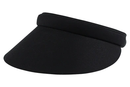 Dolly Mama: Ladies Chocolate Maddie Small Clip-On Visor - SALE Hats