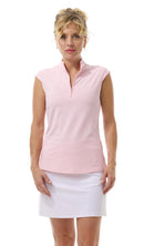 SanSoleil: Ladies UPF 50 SolTek Lux Sleeveless Solid Mock - 900627