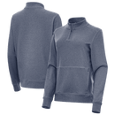 Antigua: Women's Essentials 1/4 Zip Fleece Pullover - Crush 105377 Clothing