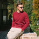 B.Draddy: Men's Cashmere Crewneck Sweater - 007