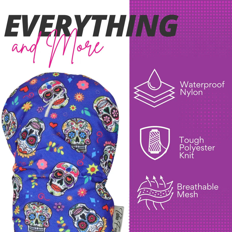 Taboo Fashions: Ladies 4-Pack Club Cover Set - Blue Sugar Skulls