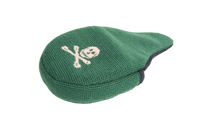 Jolly Roger Kelly Green Needlepoint Mallet Putter Headcover