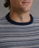 B.Draddy: Men's Crew Sweater - Bungalow Stripe