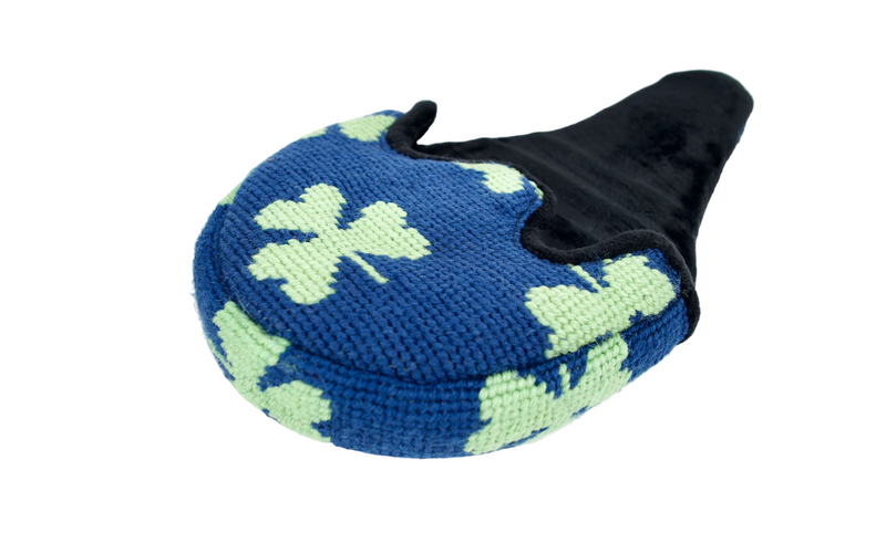 Shamrock Needlepoint Mallet Putter Headcover