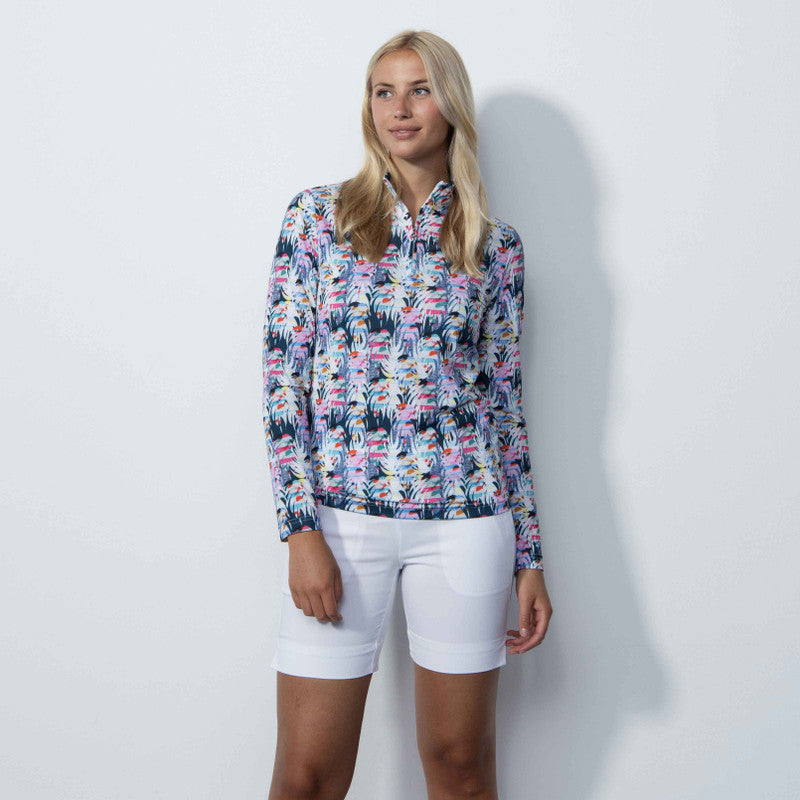 Daily Sports: Women's Marac Long Sleeve Polo Shirt - Multi Bird