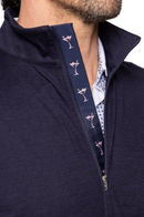 Golftini: Men's Heathered Quarter Zip Pullover