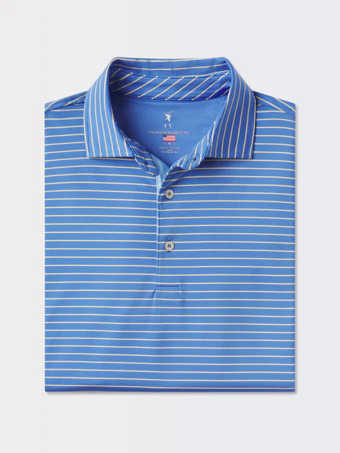 Fairway & Greene: Men's Michael Stripe Polo