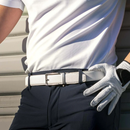 Nexbelt: Men's Neubelt Vegan Series Ratchet Golf Belt - White 1.38" [35mm]