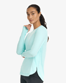 BloqUV: Women's UPF 50 Relaxed Scalloped Top (2015) - Mint Clothing