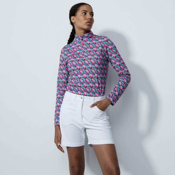 Daily Sports: Women's Marac Long Sleeve Polo Shirt - Multi Leaf