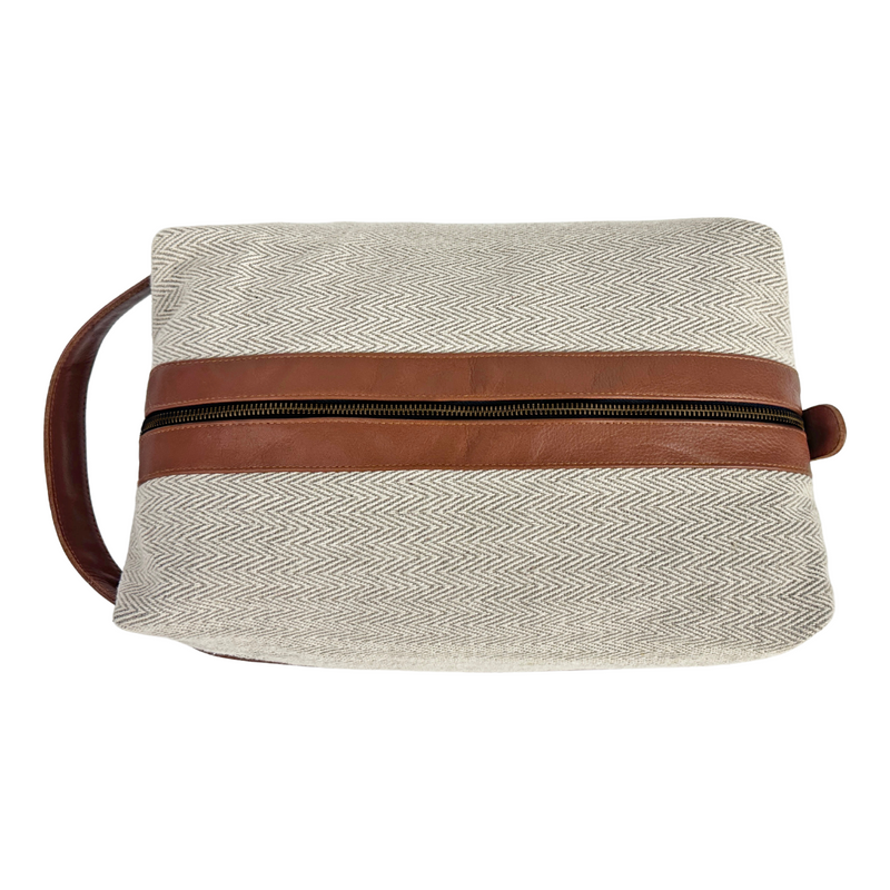 Sunfish: Shoe Bag - Tan Chevron