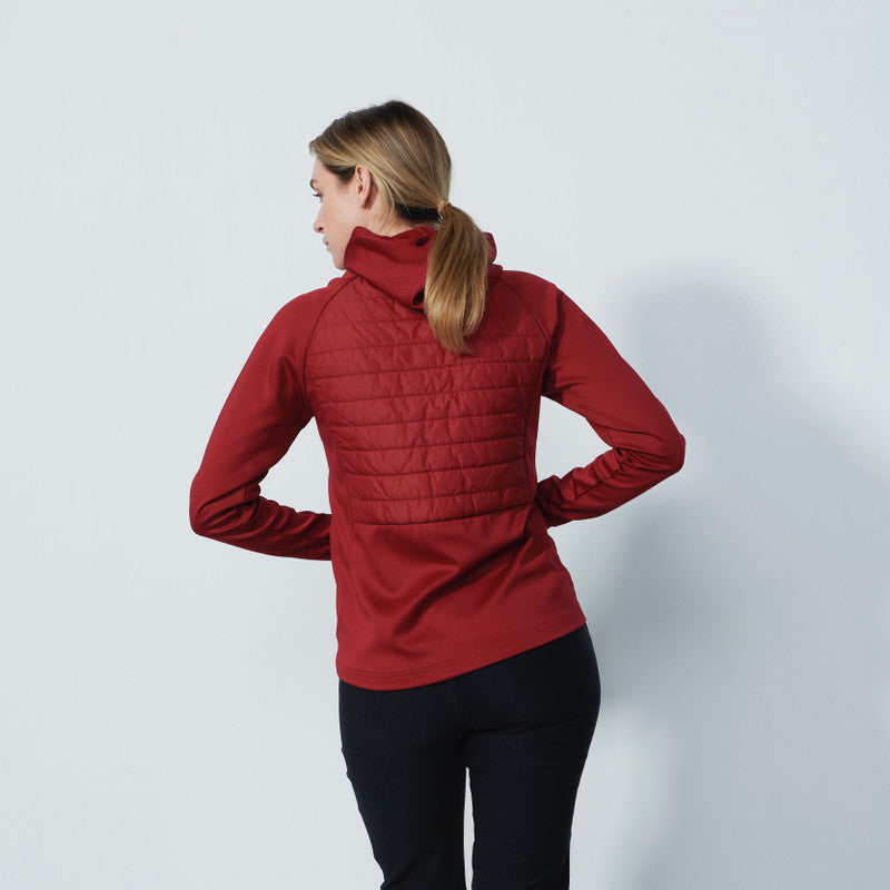 Daily Sports: Women's Allos Hybrid Jacket - Umbria Red