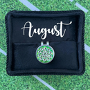 Blingo Ball Markers: Genuine Crystal Birthstone Ball Marker with Hat Clip