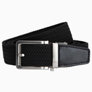 Nexbelt: Men's Braided Ratchet Golf Belt - Black 1.38" [35mm]