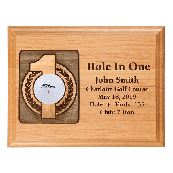 Eureka Golf: Hole-In-One 7x9 Plaque