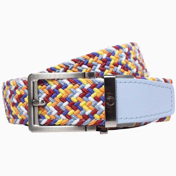 Nexbelt: Men's Braided Golf Ratchet Belt 1.38" [35mm] - Popcorn