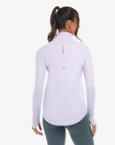 BloqUV: Women's UPF 50 Relaxed Mock Zip Top (3002) - Lavender