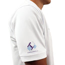 Golf Knickers: Mens Argyle Utopia Golf Shirt - DDDD: Purple/Light Blue/White Clothing