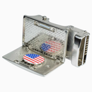 Nexbelt: Men's Heritage Ratchet Golf Belt - USA Flag White 1.38" [35mm]