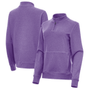 Antigua: Women's Essentials 1/4 Zip Fleece Pullover - Crush 105377 Clothing