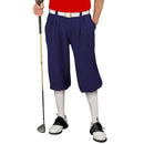 Golf Knickers: Men's Classic Golf Outfit - Navy, White & Red