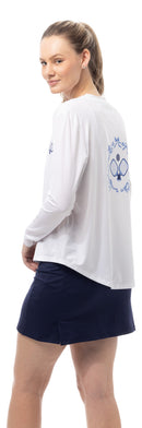 SanSoleil: Ladies Sunglow Relaxed Drop-Tail Tee - 900479