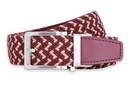 Nexbelt: Men's Braided Belt - Garnet & Gold Belts