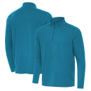 Antigua: Men's Essentials Intent 1/4 Zip Pullover - Teal 105640 Clothing