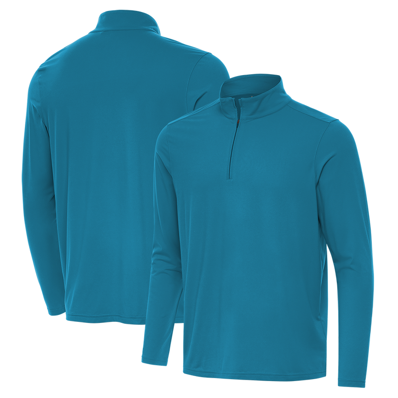 Antigua: Men's Essentials Intent 1/4 Zip Pullover - Teal 105640