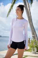 BloqUV: Women's UPF 50 Drawstring Crew (2006) - Lavender