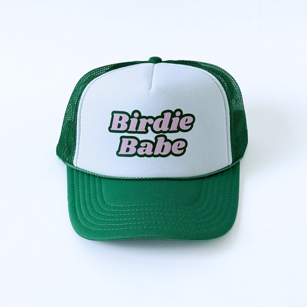 Sassy Caddy: Ladies Golf Trucker Hat - Birdie Babe