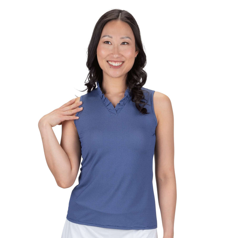 Nancy Lopez Golf: Women's Fresh Sleeveless Polo