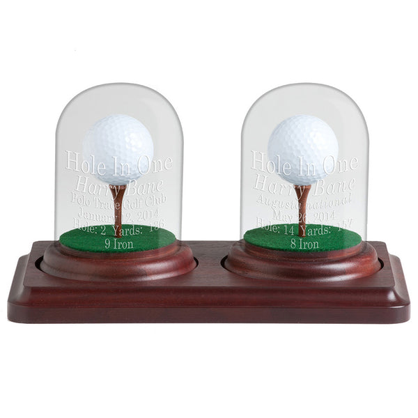 Eureka Golf: 2 Holes in One Glass Dome Display
