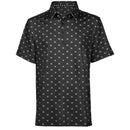 Tattoo Golf: Men's Micro Skull ProCool Golf Shirt - Black