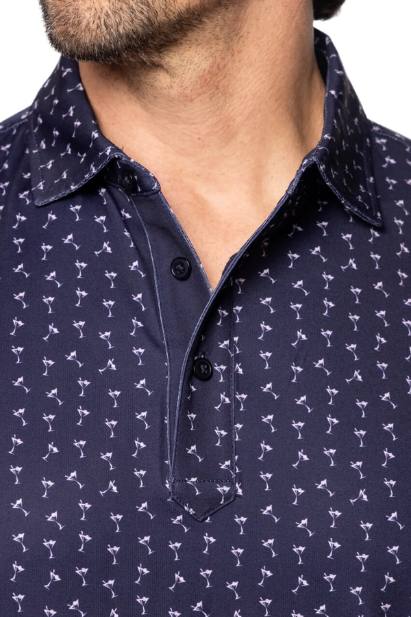 Golftini: Men's Martini Performance Polo