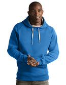 Antigua: Men's Essentials Hood Pullover - Victory Columbia Blue 101182 Clothing