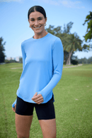 BloqUV: Women's UPF 50 Relaxed Scalloped Top (2015) - Indigo Clothing