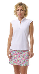 SanSoleil: Ladies UPF 50 SolTek Lux Sleeveless Solid Mock - 900627