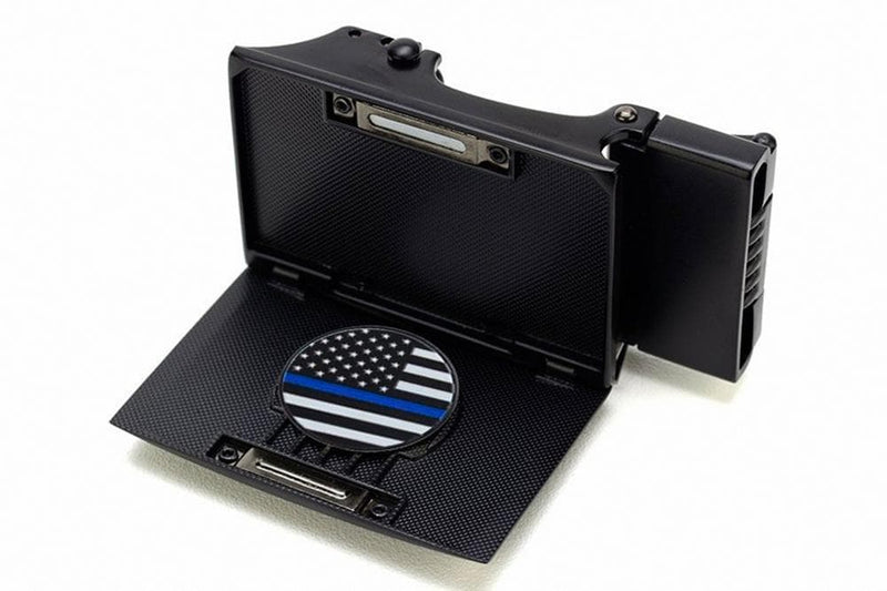 Nexbelt: Men's Ratchet Golf Belt - Thin Blue Line 1.38" [35mm]