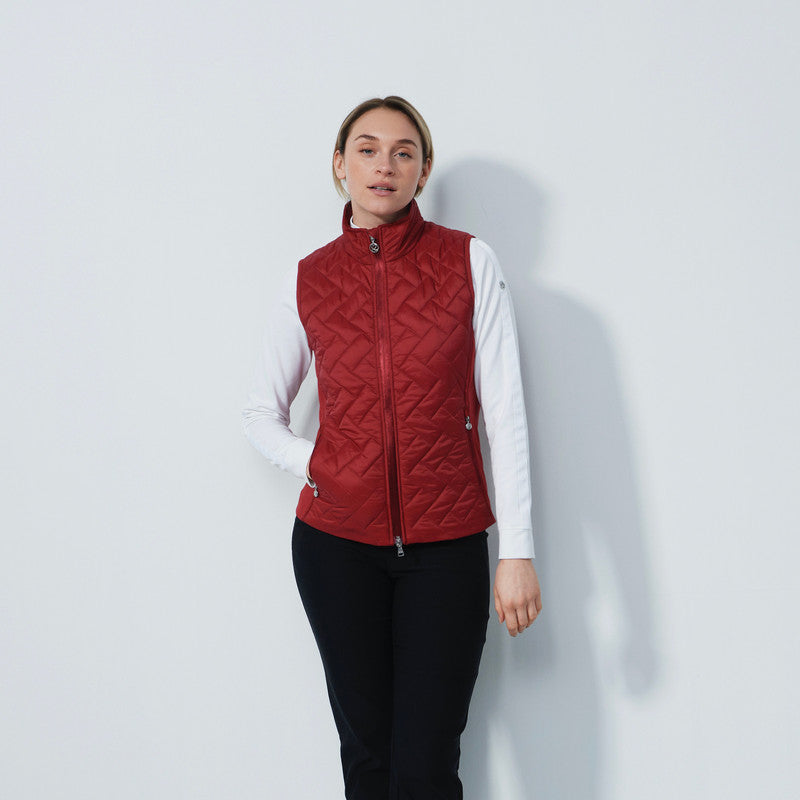 Daily Sports: Women's Bonnie Padded Vest - Umbria Red