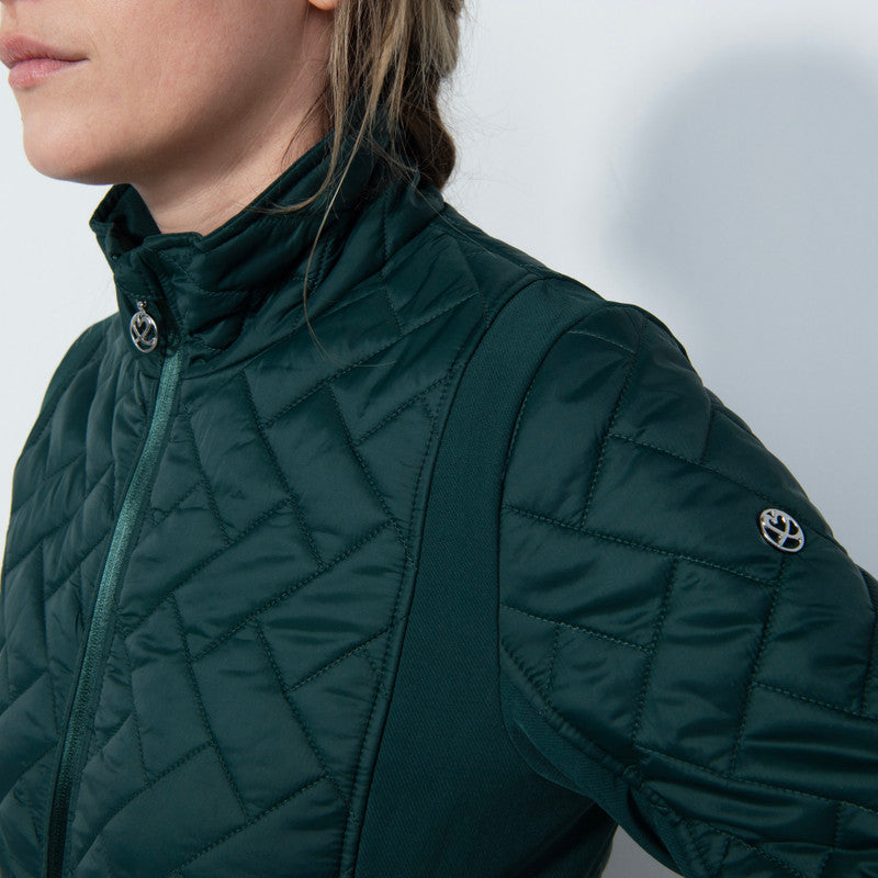 Daily Sports: Women's Bonnie Padded Jacket - Nori Green