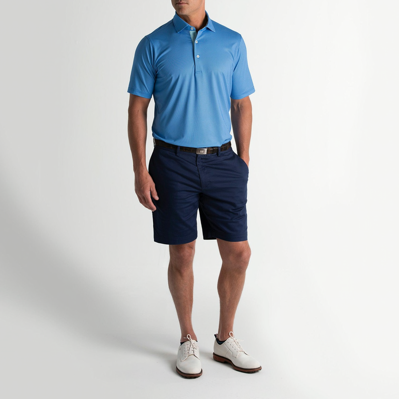 Fairway & Greene: Men's Bone Print Polo