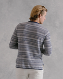 B.Draddy: Men's Crew Sweater - Bungalow Stripe