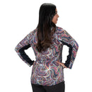 Nancy Lopez Golf: Womens 1/4 Zip Plus Pullover - Flow Blast